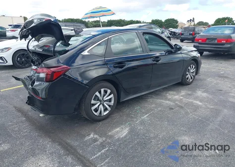 2025 Honda Civic Lx из США, поврежденный, VIN 2HGFE2F28SH574586